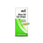 Ear Drops for Wax Removal Blocked Ear Olive Oil Ear Drops Wax Softener 10ml