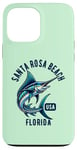 Coque pour iPhone 13 Pro Max Santa Rosa Beach Floride USA Fishing Design