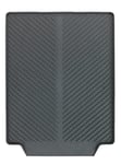 WENKO Tapis d'égouttement Linea Gris Tapis de séchage, tapis d'évier pour la vaisselle Gris