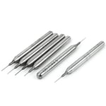 0.25mm x 4.5mm Carbide PCB Jewelry CNC Engraving Micro Drill Bits 6 Pcs