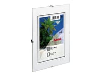 Hama Frameless Picture Holder Clip-Fix - Fotohållare - Designat För: 6X8 Tum (15X20 Cm) - Glas - Rektangulär