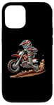 iPhone 12/12 Pro Kids Dirt Bike Motocross Rider Racing Boys Girls Bikers Case