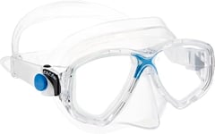 Cressi Men's Marea Snorkeling Mask, Clear/Blue, Unique UK