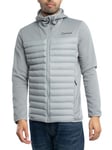 BerghausVaskye Hooded Hybrid Jacket - Grey/Grey