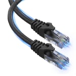 Ultra Clarity Cables Cable Ethernet Cat6 Cable RJ45 Haute Vitesse 10 Gbps Compatible avec Modem, PC, Commutateurs, Concentrateur, Ordinateur Portable Nior 6 Mètres