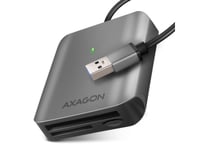 Axagon Axagon Cre-S3-Leser, Usb-A 3.2 Gen 1 - Superspeed-Kortleser, 3-Spor Og Lun Sd/Microsd/Cf, Uhs-Ii-Støtte