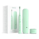 Ordo Sonic+ Electric Toothbrush & Charging Travel Case - Electric Toothbrushes for Adults, Advanced Tech, 4 Brushing Modes, Fast Rechargeable Battery, Silicone-Polishing, USB Charger - Mint Green