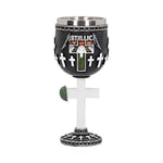 Nemesis Now B4682N9 Metallica-Master of Puppets Goblet 18cm, Resin w/stainless steel insert, Black, One Size