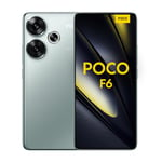 POCO F6 Snapdragon® 8s Gen 3, écran Flow AMOLED 120Hz, Chargeur Turbo 90W, Double caméra 50MP avec OIS, 12GB+512GB, Vert (Version Française + 2 Ans de Garantie)