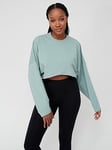 adidas Yoga Sweatshirt  - Green, Green, Size Xs, Women