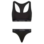 Calvin Klein BH Modern Underwear Gift Set Svart Medium Dam