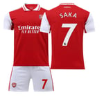 Arsenal Tröja 22 23 Fotbollströja NO.7 Saka Goodies 18(100-110cm)