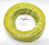 EL Strømpe PVC 8mm Gul/Grønn 50m