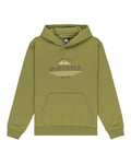 Quiksilver Fleece sweater GRAPHIC HOODIE Boy's Green 10