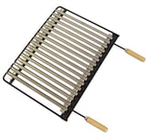 IMEX EL ZORRO 71617 Grille de Barbecue en INOX 68 x 41 cm