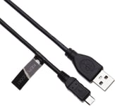 Micro USB Câble de Charge Compatible avec Sony Digital Camera DSC-HX10 HX10V HX200 HX200V HX20V HX30,WB Series 35F 36F 37F 50F 350F 351F 352F 750 800F 850F 855F 2M