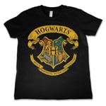 Hybris Harry Potter - Hogwarts Crest Kids T-Shirt (Brown,11-12 år)