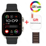 2024 Uusi Aito Hello Watch 3 Plus Älykello 49Mm Amoled 4G Rom Nfc Kompassi Kello Bluetooth Puhelu Urheilu Älykello Miehet Naiset_Black Alpine indigo_With original box