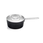 Fischer Adamant Casserole En Aluminium (18 cm, 2 l), À Queue, Avec Revêtement Anti-adhésif, Avec Couvercle Métallique, Compatible Induction