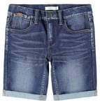 Name it Blå jeansshorts med tvättad look barn (104)