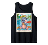 Cute Baby Pgymy Hippo Tarot Cards Fun The Water Park Manager Tank Top