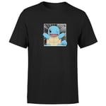 Pokémon Pokédex Squirtle #0007 Men's T-Shirt - Black - 4XL