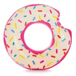 Bouée Gonflable "Donut Croqué" 107cm Multicolore