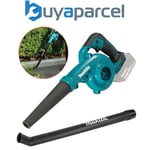 Makita DUB185Z 18v Cordless Garden Leaf Blower Variable Speed Bare + Long Nozzle