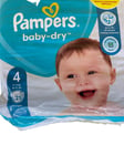 Pampers Baby Dry Nappies Monthly Saving Pack, Size 4