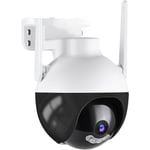 Caméra d'Anneau, caméra d'Anneau, 2MP AI Human Detection Video Surveillance Outdoor Color IR Night Vision Cloud CCTV Home Security Camera