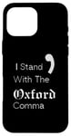 iPhone 16 Pro Max Oxford Comma Funny English Grammar Case