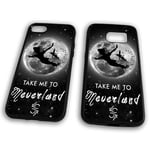 Take Me To Neverland Peter Pan Fée Clochette Disney Pixie Poussière TPU Coque de téléphone en caoutchouc TPU, TPU - Caoutchouc, Noir , iPhone 11 Pro Max