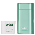 Wild Aqua Case And Fresh Cotton & Sea Salt Deodorant Starter Pack