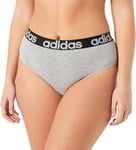 adidas Women's Bikini Briefs, Heather Grey, XS