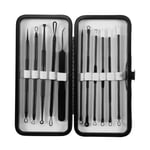 Blackhead Remover Pimple Popper Tool Kit 11 Pcs, Pimple Extractor Tool,1032