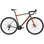 Ridley Bikes Grifn GRX 600 2x Carbon Allroad Bike - Rich Orange Metallic / Bermuda Grey Small Metallic/Bermuda