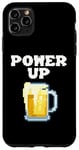 Coque pour iPhone 11 Pro Max Mug à bière pixelisé Power Up