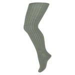 mp denmark wool rib tights – lily pad - 100