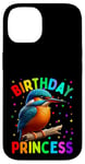 Coque pour iPhone 14 It's My Birthday Bird Girl Bird Birthday Princess Girl