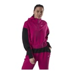 Nike CZ8164-615 W NSW ICN CLSH HOODIE QZ MIX Sweat womens fireberry/black/(white) S