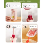 Fruit Puree Filling Station Portable Baby Food Pouch Maker With 118ml Pouches