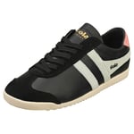 Gola Bullet Pure Womens Black Pink Fashion Trainers - 4 UK