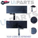 Replacement For Lenovo Ideapad V130-15IKB UK Layout Laptop Keyboard Grey