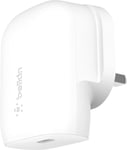 Belkin 30W USB C wall charger with PPS, Power Delivery, USB-IF certified PD 3.0,