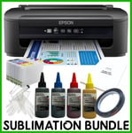 Sublimation Bundle: Epson WF-2110 Printer + non-oem Ink, ARC Cartridges & Paper