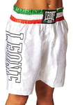 LEONE 1947, Short de Boxe, Blanc, L, AB733