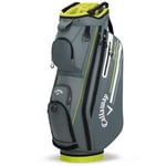 Callaway Golf Chev Dry Waterproof Cart Bag (2023 version),Charocal/Flo. Yellow