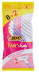 BIC Twin Lady - Disposable Women's Razor - 10 RAZORS