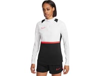 Nike Nk Df Academy 21 Drill Top Women's Sweatshirt White & Black Cv2653 016 M