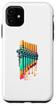 iPhone 11 Dripping Paint Pan Flute Instrument Pan Flautist Flutist Case